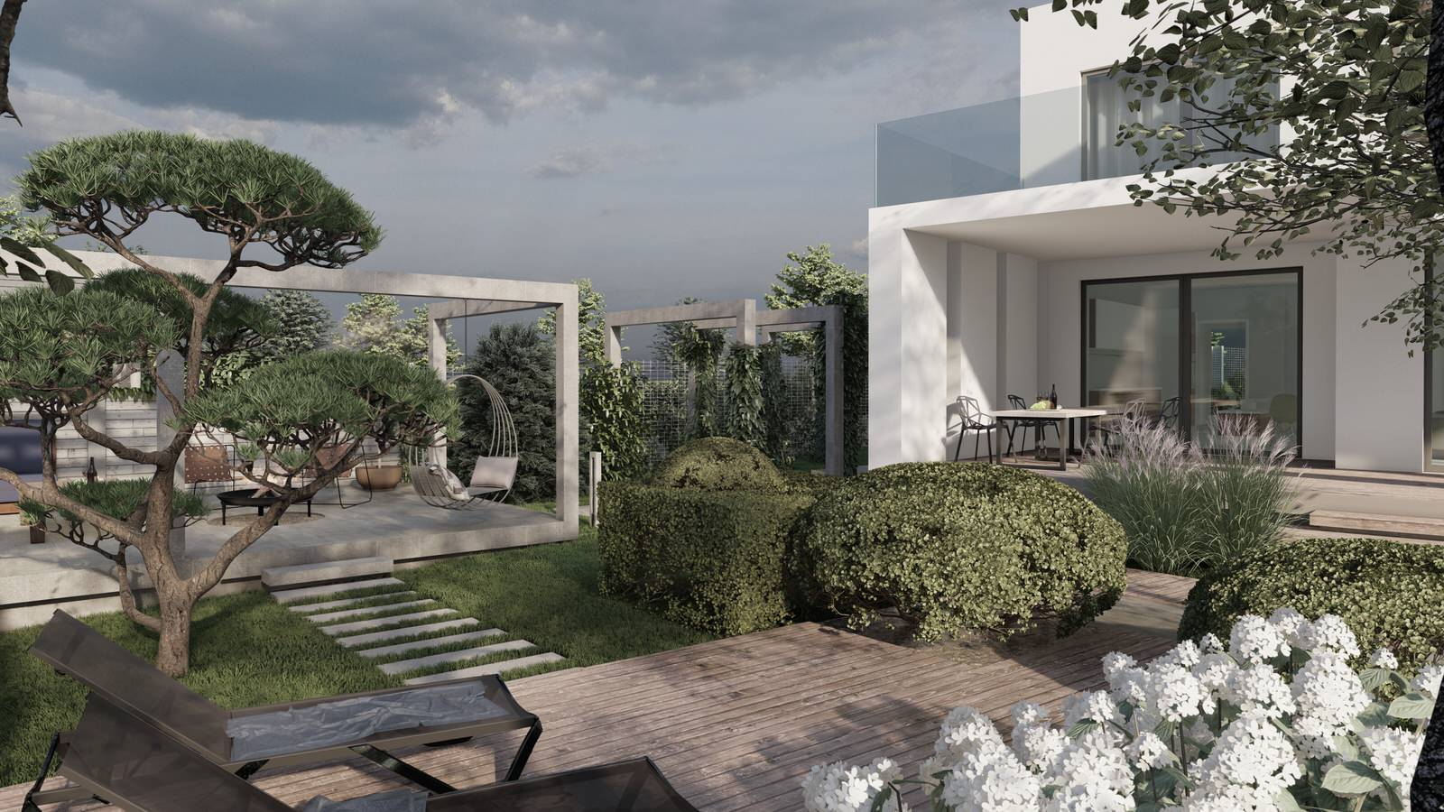 Обложка проекта: Сад в стиле минимализм