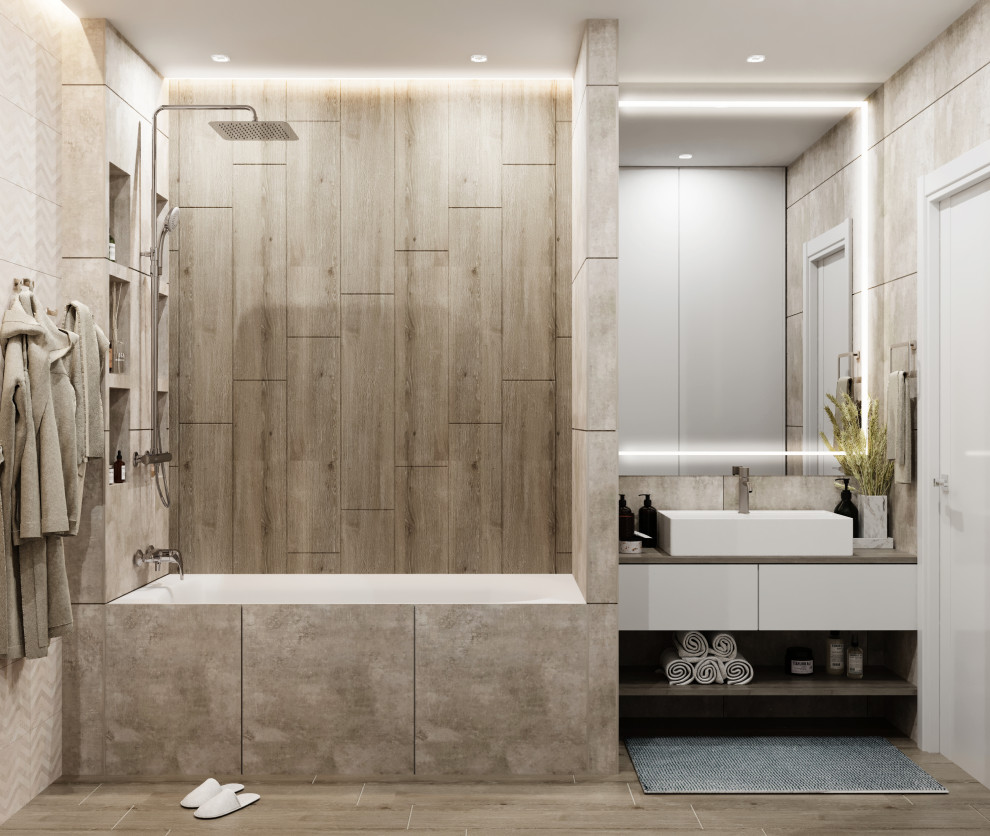 Трёхкомнатная квартира для семьи из 5 человек. 75 кв.м.