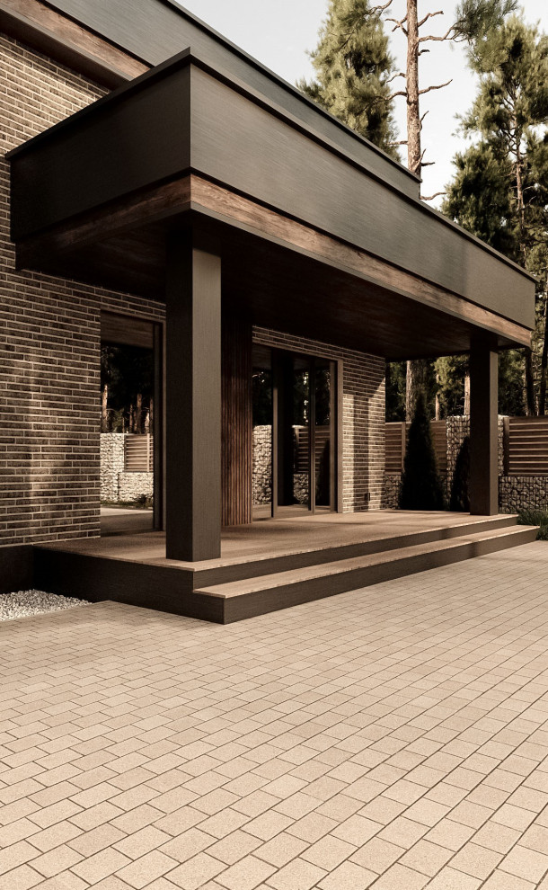 Фасады частного дома в Санкт-Петербурге