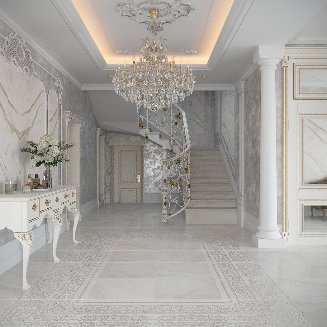 Дом в классическом стиле, посёлок Заостровье, Калининградская область