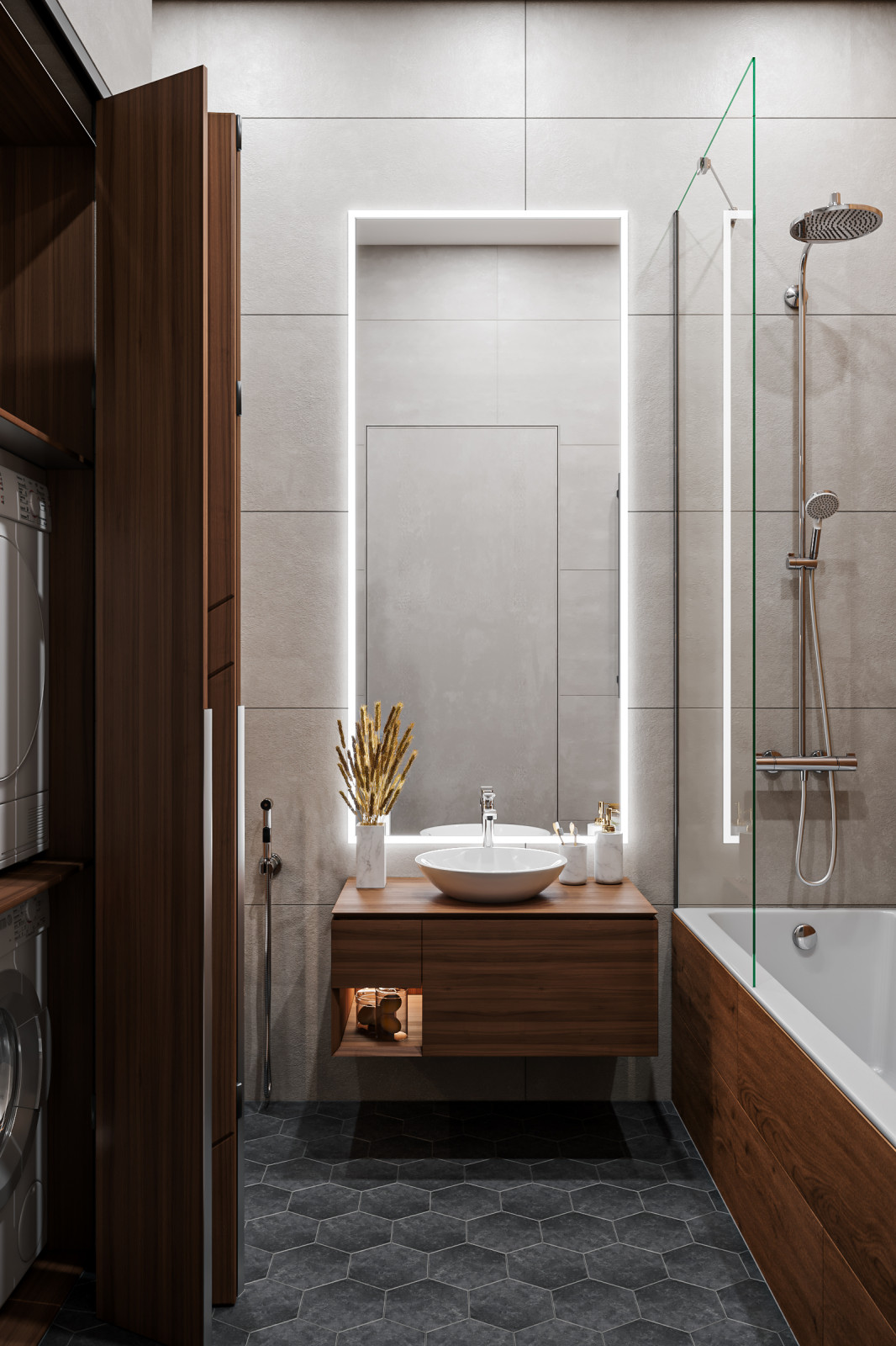 Квартира 132 кв.м. в современном стиле в ЖК "Ботанический сад LIFE".