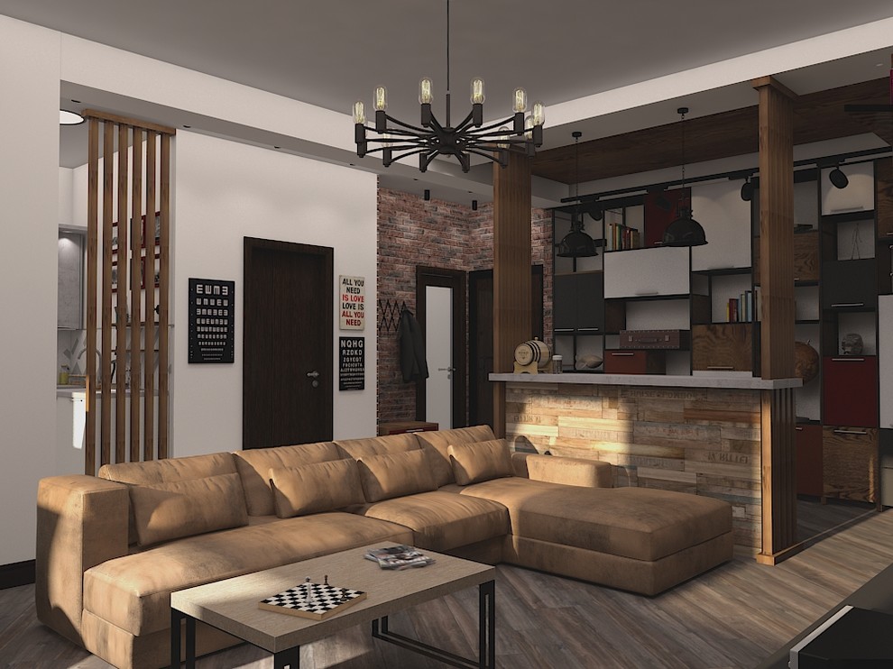 Обложка проекта: Лофт для молодого человека