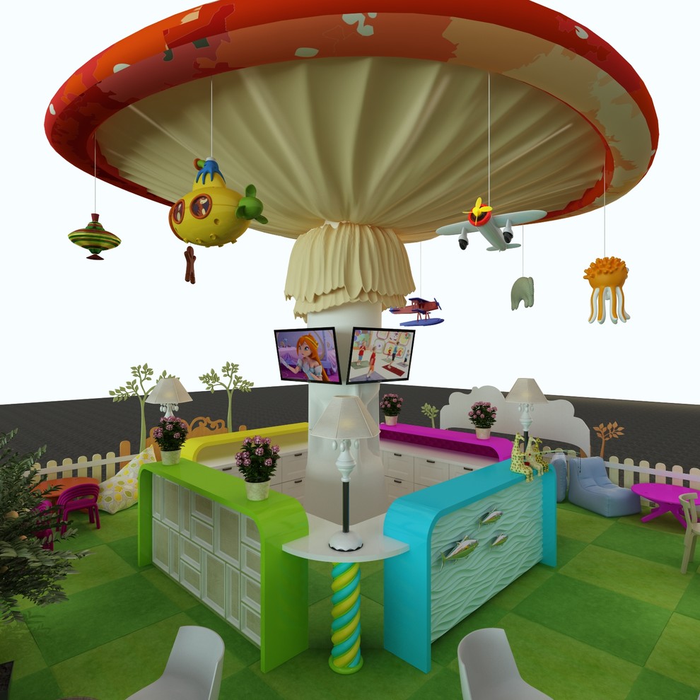 Концепция островного детского кафе в ТРЦ г. Москва