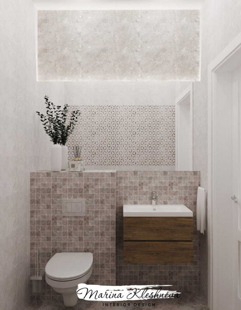 Дом в Усть-Заостровке. Гостевой санузел