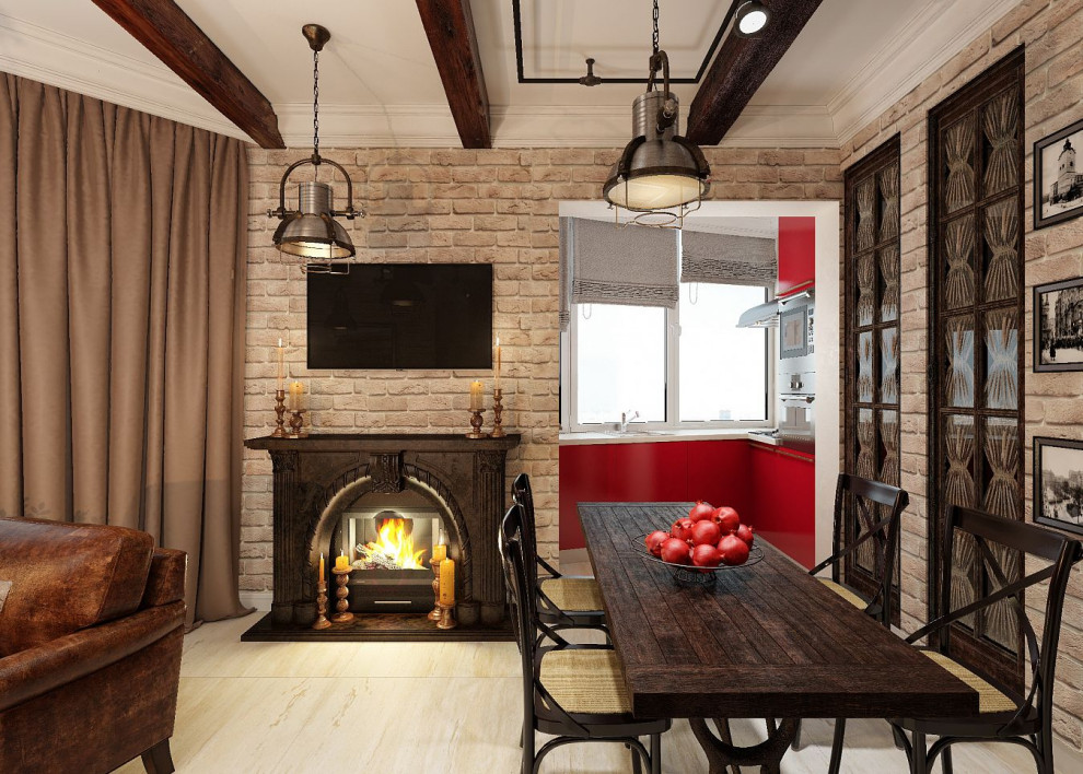 Квартира в американском стиле