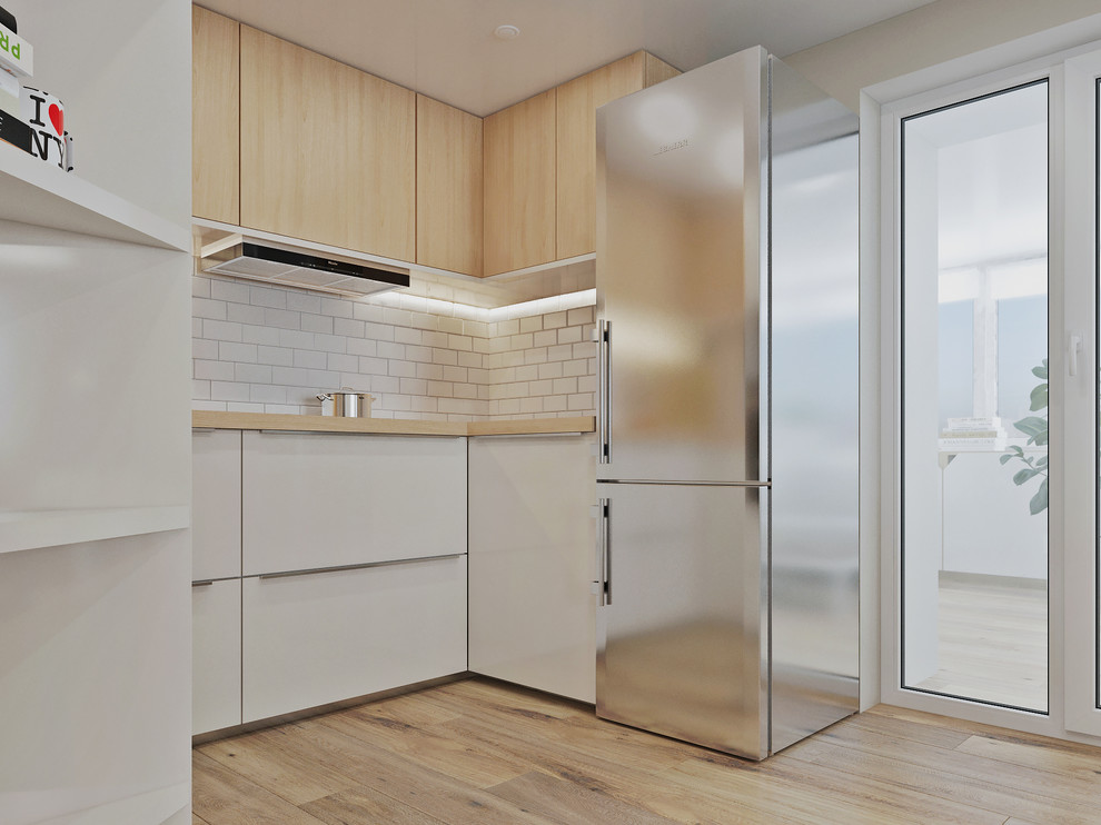 Кухня-гостиная и зона отдыха в загородную квартиру