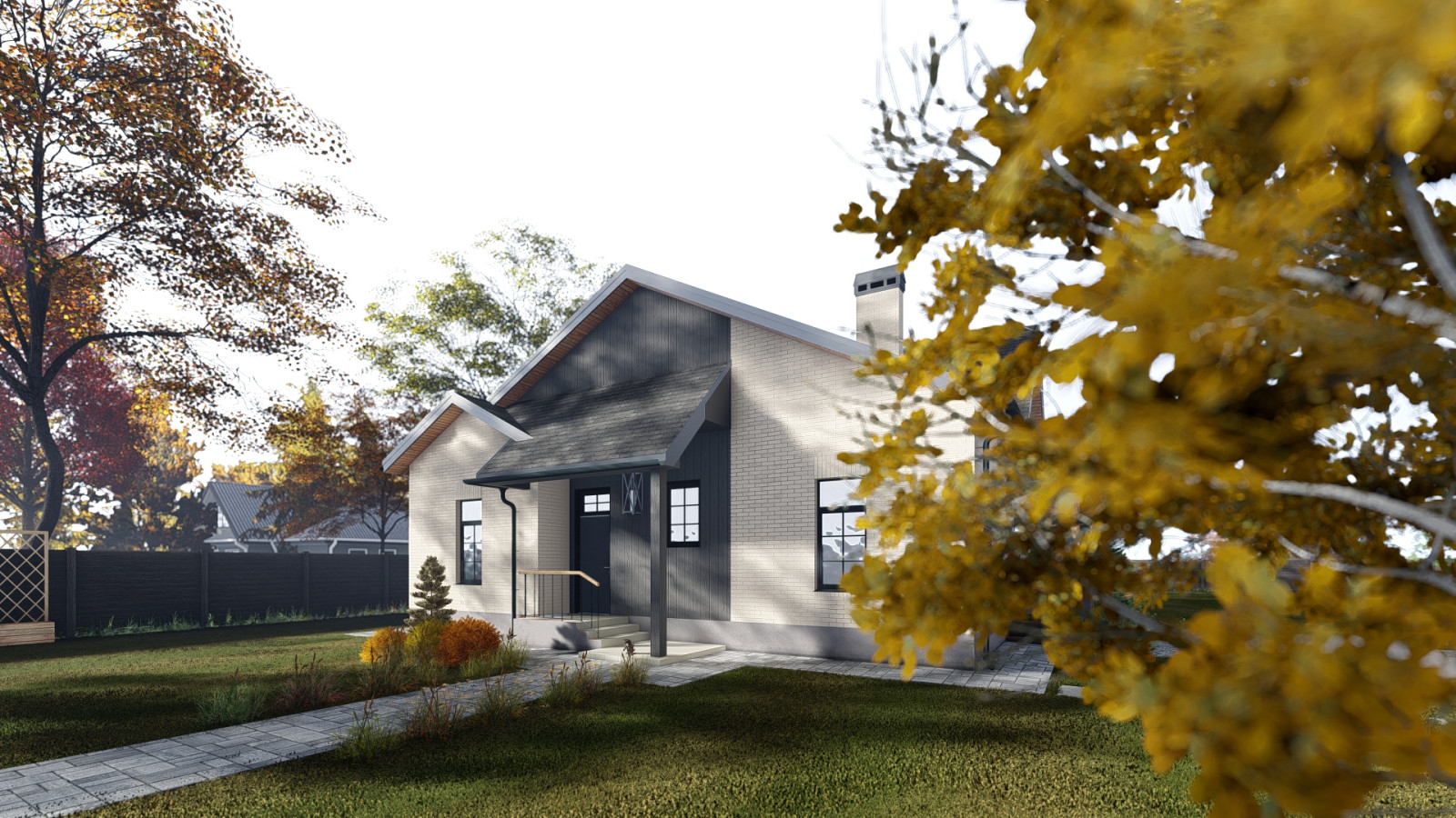 Коттедж в американском стиле