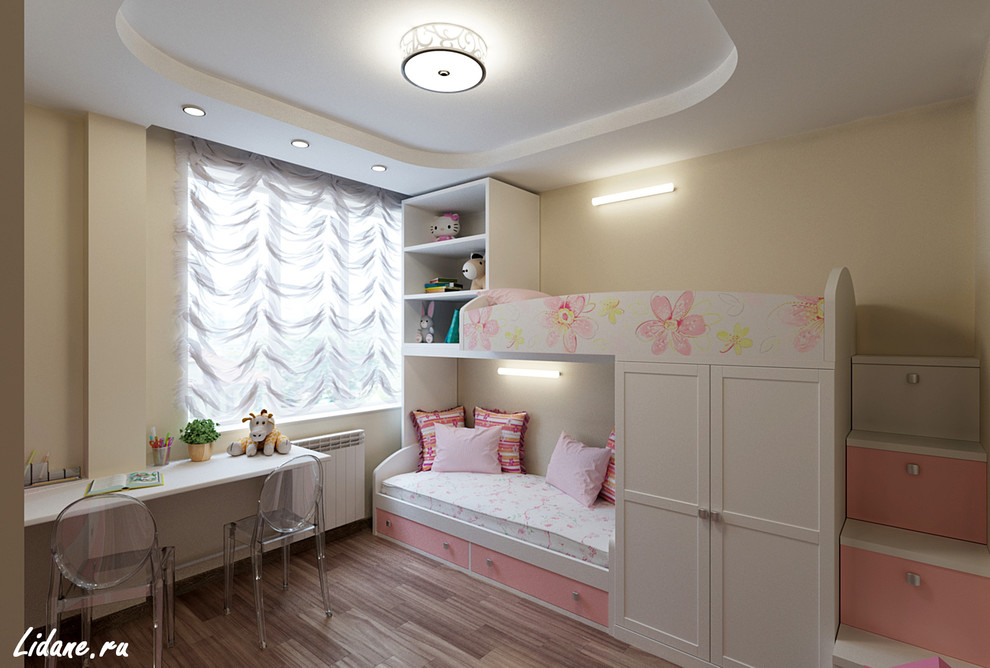 Обложка проекта: Детская комната для двух сестер. г. Москва.
