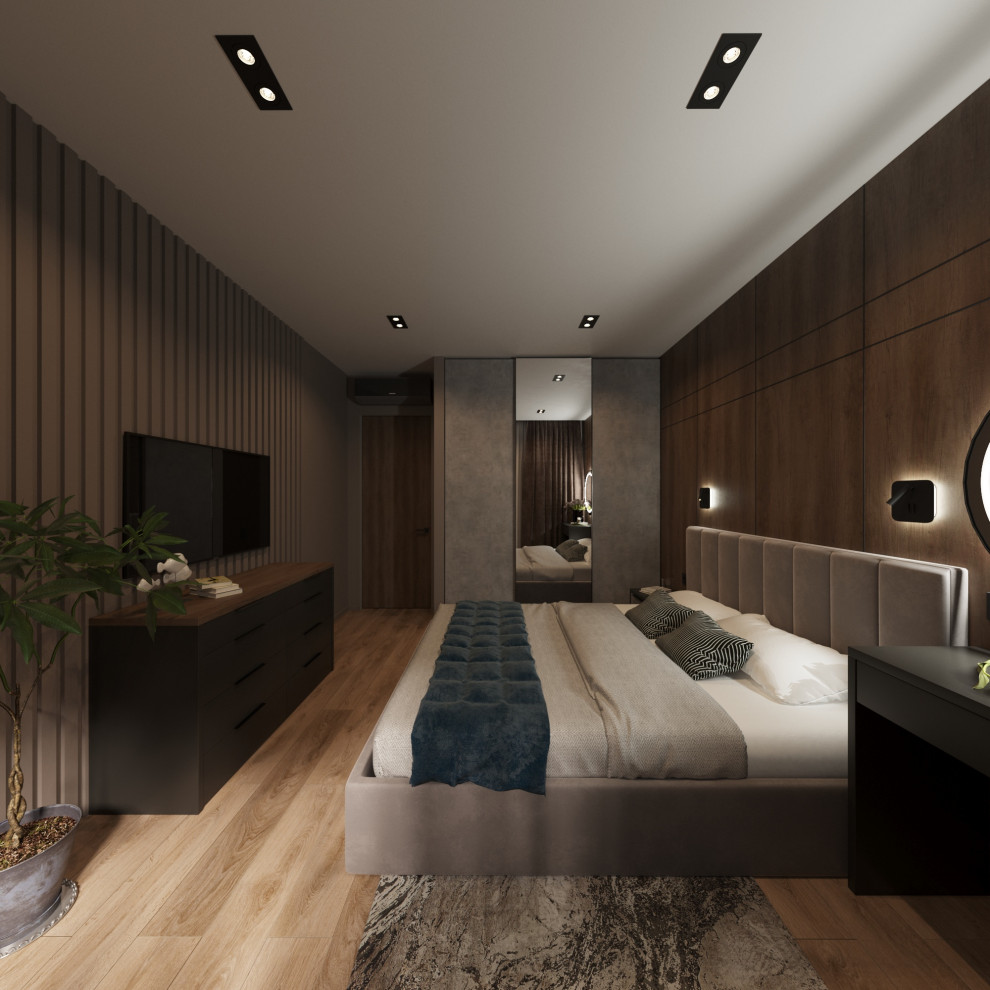 Дизайн проект квартиры в темных тонах