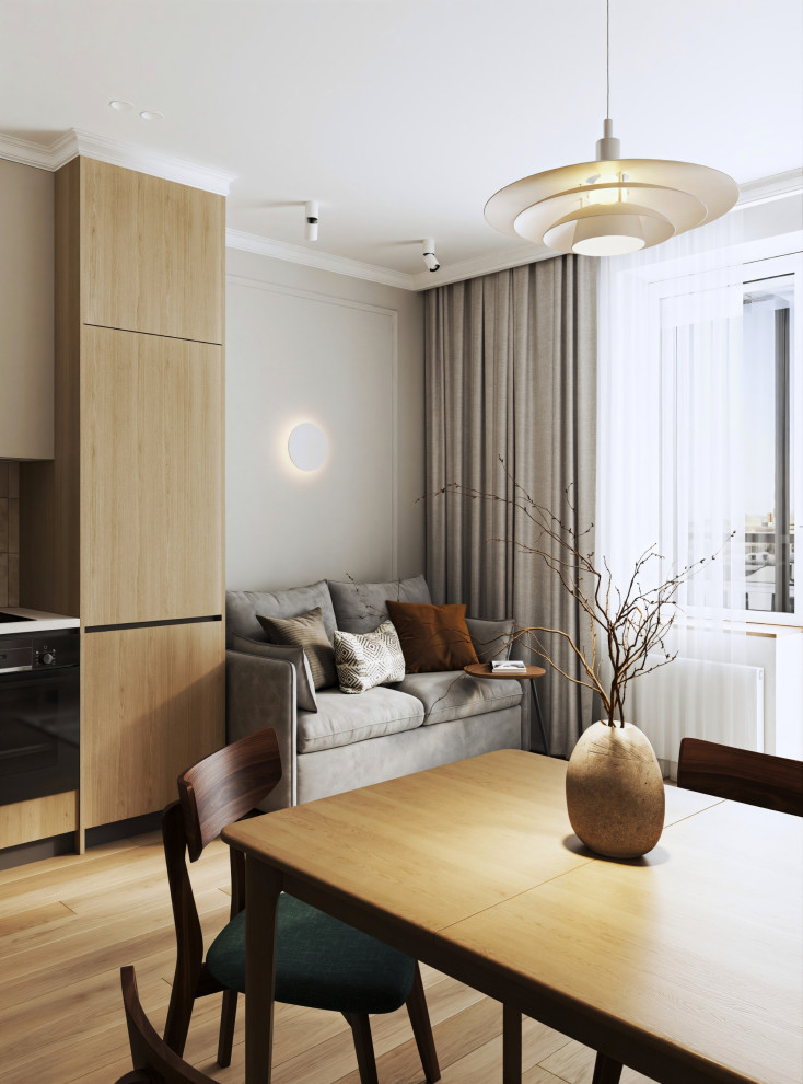 Дизайн 1-комнатной квартиры в ЖК «Приморский квартал»