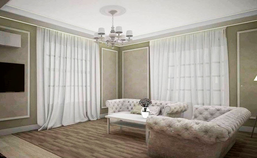 Дизайн-проект загородного особняка 165 кв.м