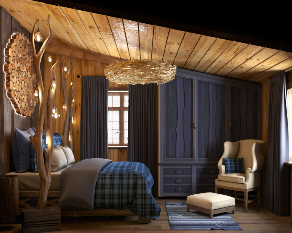 Гостевой деревянный домик, 2 этажа,