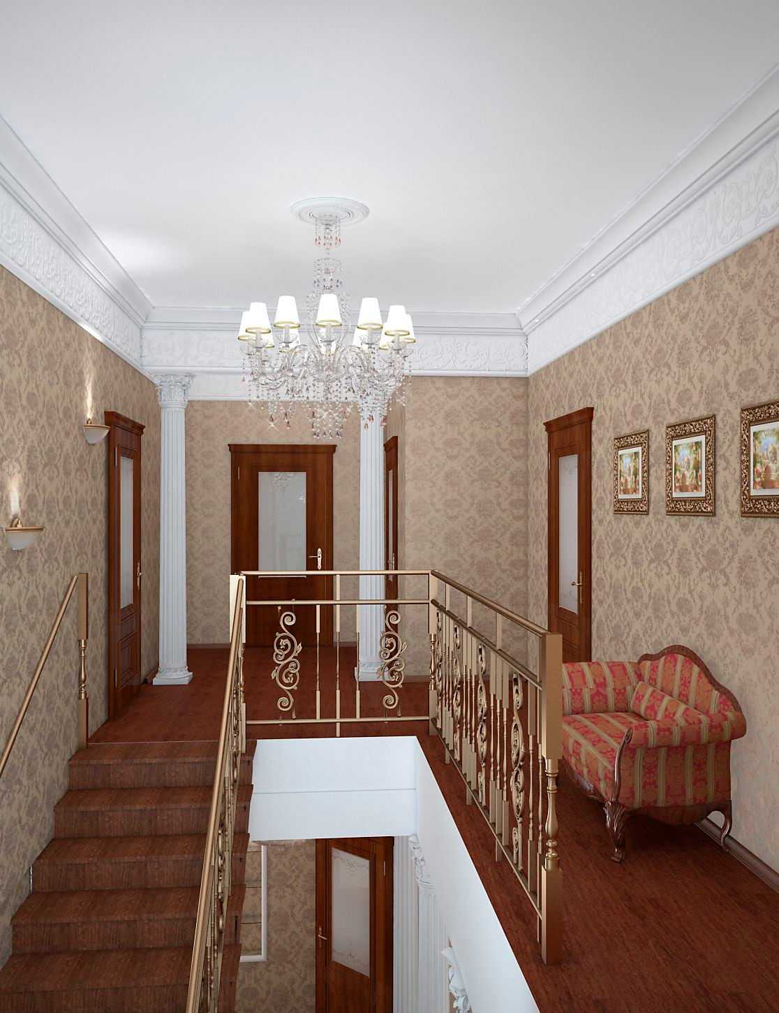 Проект интерьера в стиле Классика