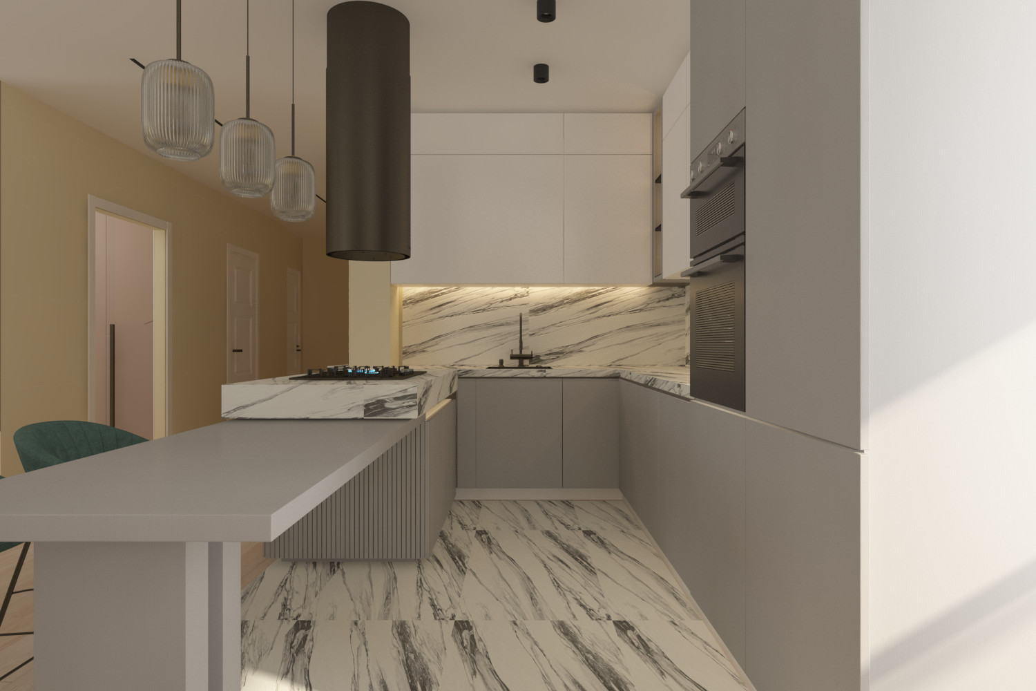 Одноэтажный загородный дом 139 кв.м