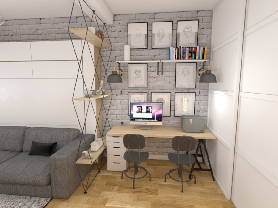 Обложка проекта: Квартира с Скандинавским акцентом.