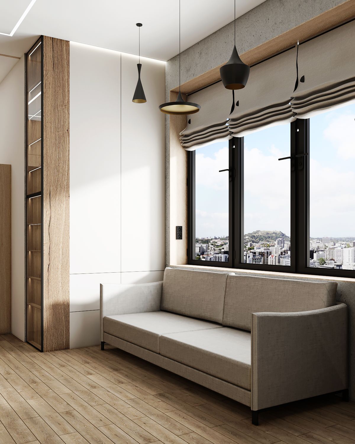 Дизайн Интерьера Квартиры 88 м2 в жк Ангелово Резиденц