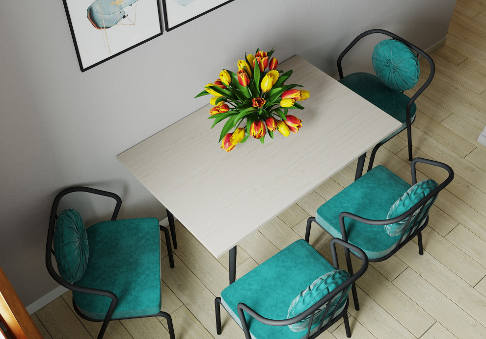 Проект однокомнатной квартиры «Яркий СКАНДИ» для прекрасной молодой особы