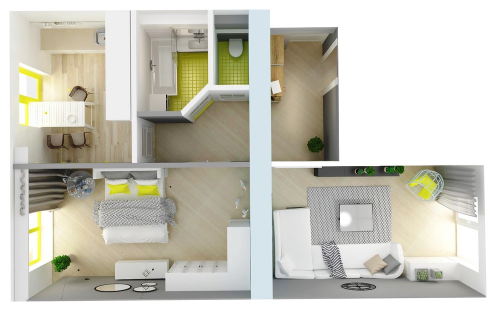 Квартира в скандинавському стилі