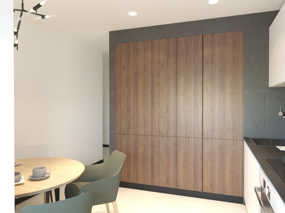 Визуализация интерьера. Однокомнатная квартира для холостяка