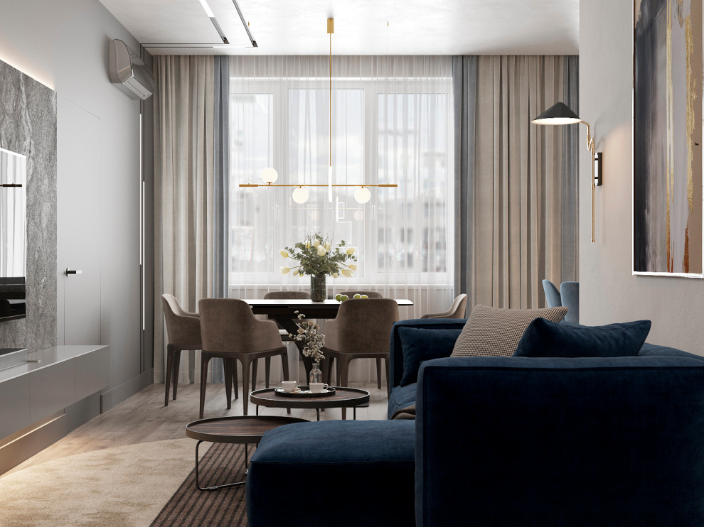 Дизайн-проект 3-комнатной квартиры 84,3 м2 в ЖК «Румянцево-Парк»