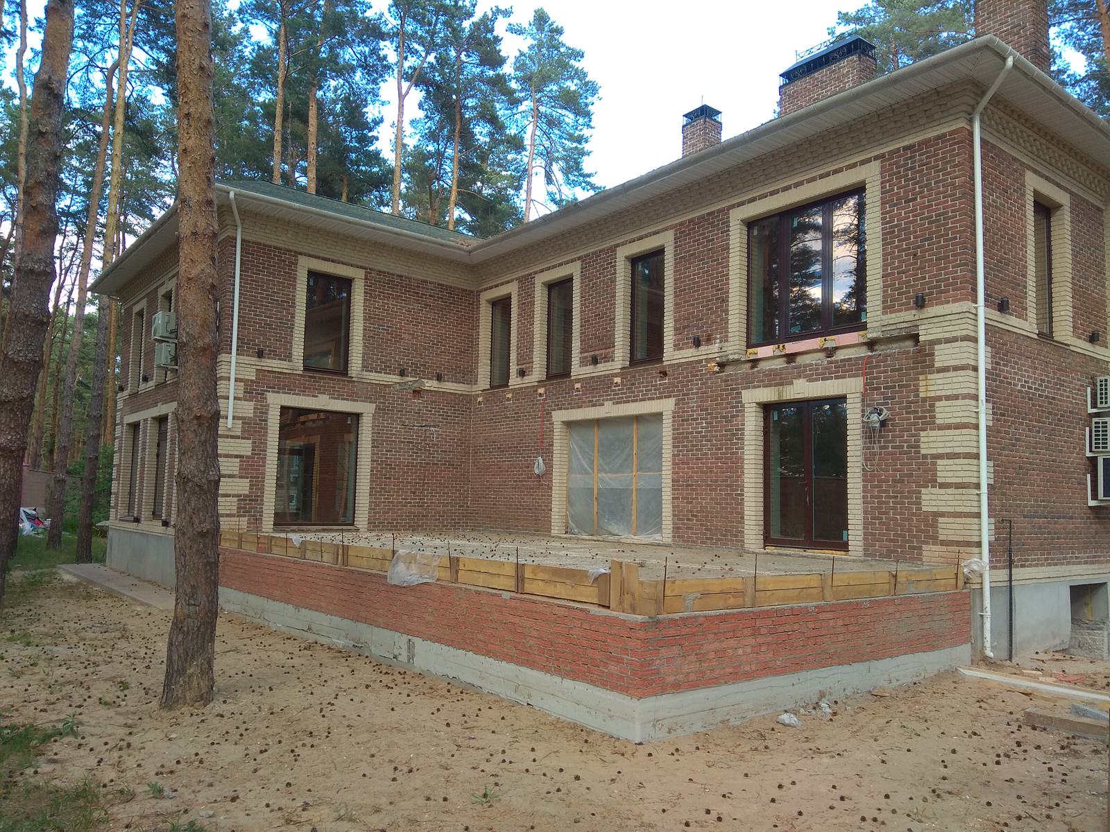 Фундамент под новую террасу