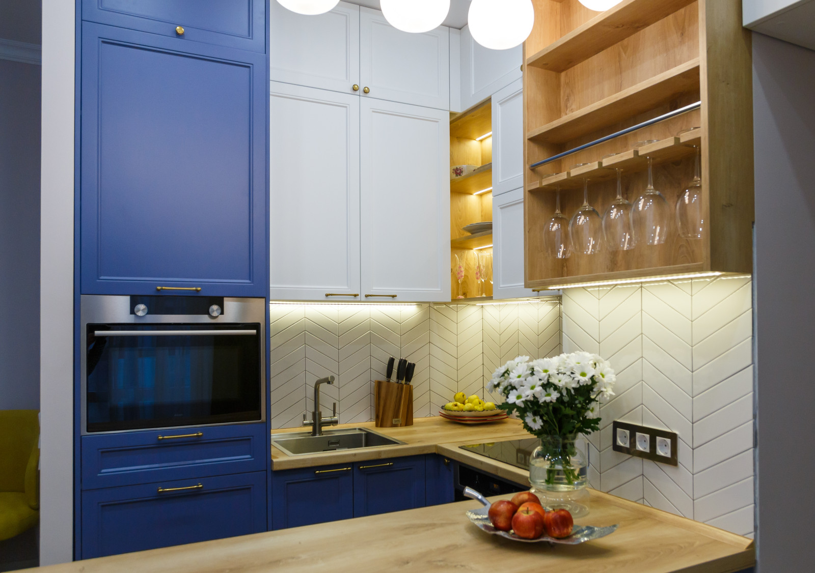 Реализованный проект для семьи из трех человек в ЖК Перспектива, г.Казань