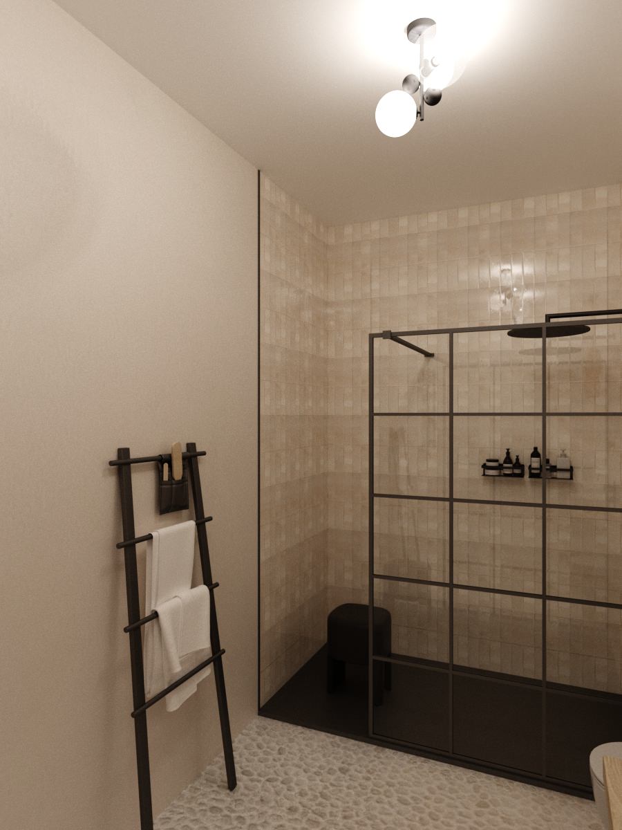 Минималистичная квартира с этническими акцентами в Нижнем Новгороде.