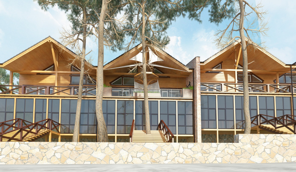 Обложка проекта: Терраса таунхауса в Тургояке