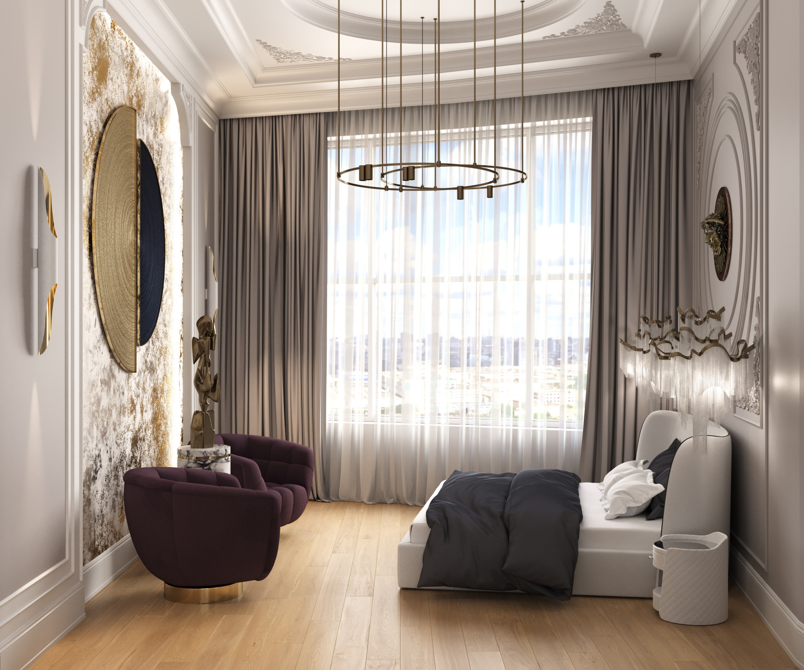 Интерьеры во французском стиле.