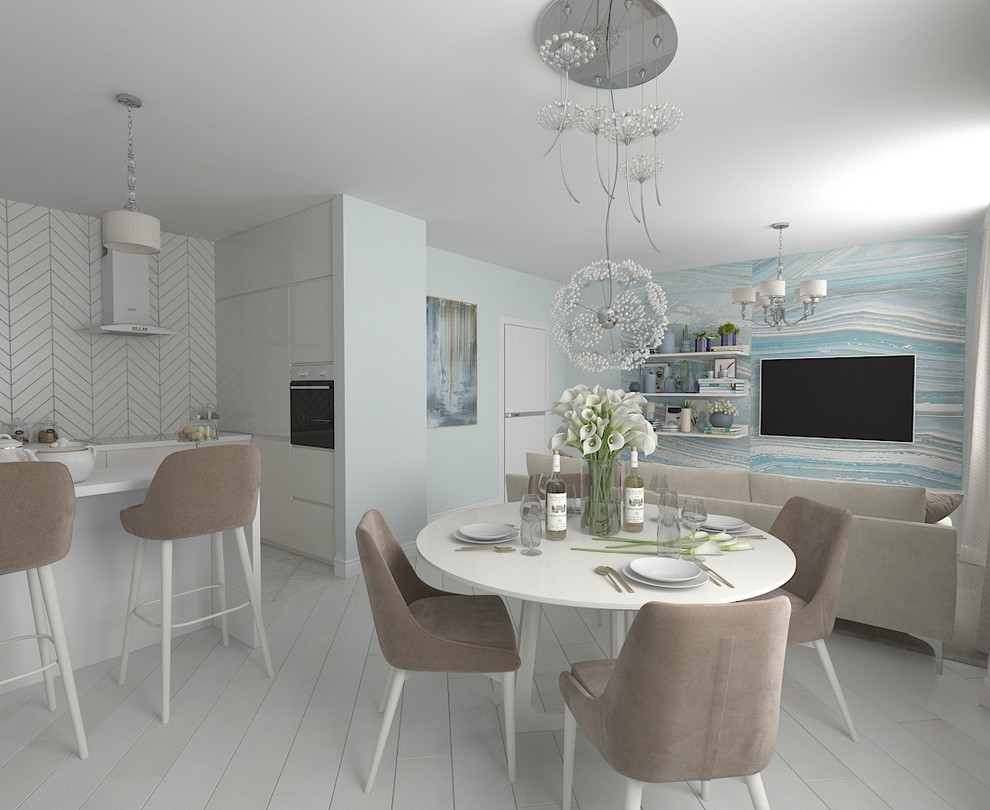 Обложка проекта: Дизайн-проект квартиры ЖК "Радуга"