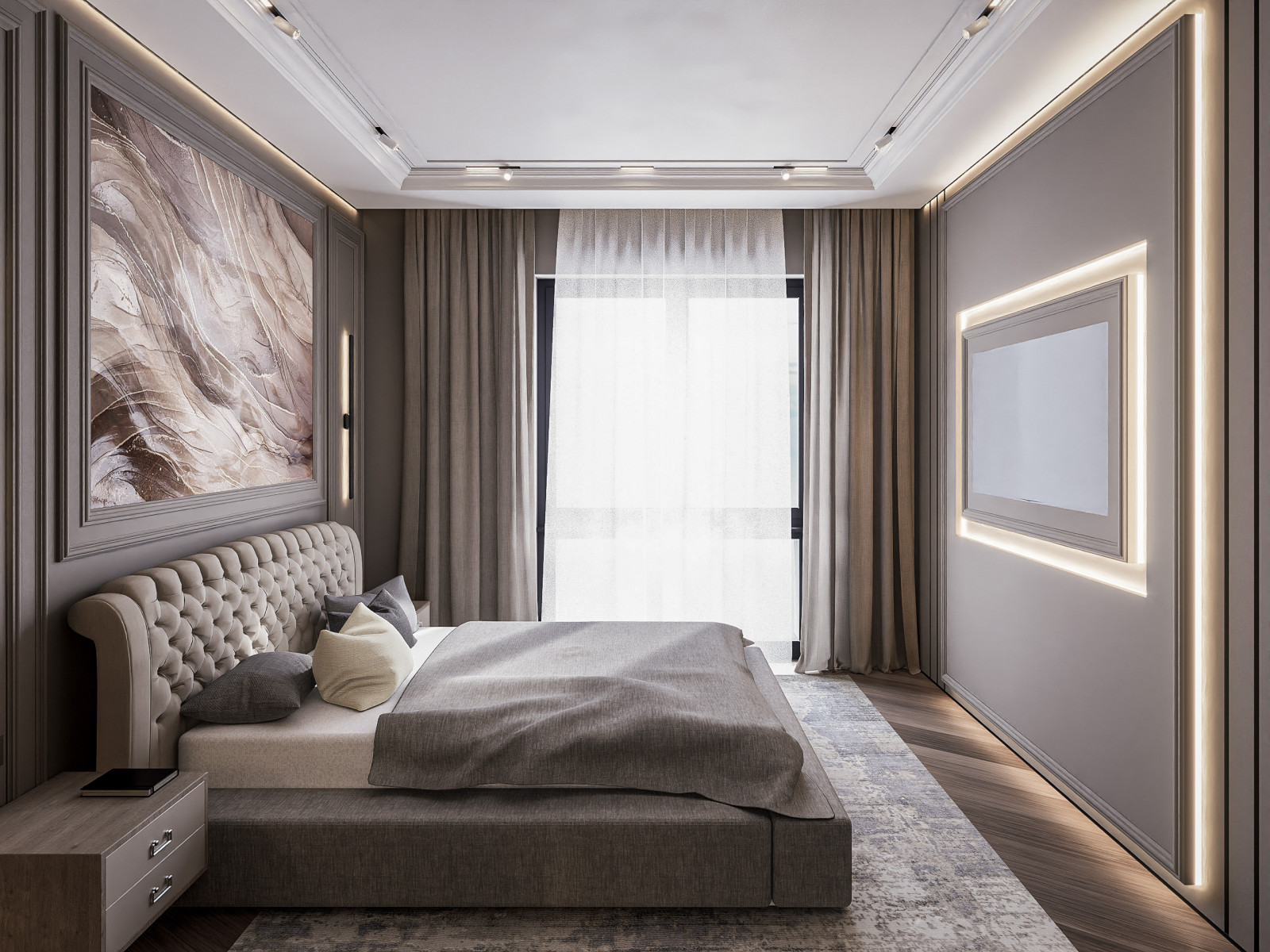 Дизайн-проект четырехкомнатной квартиры 99 м²