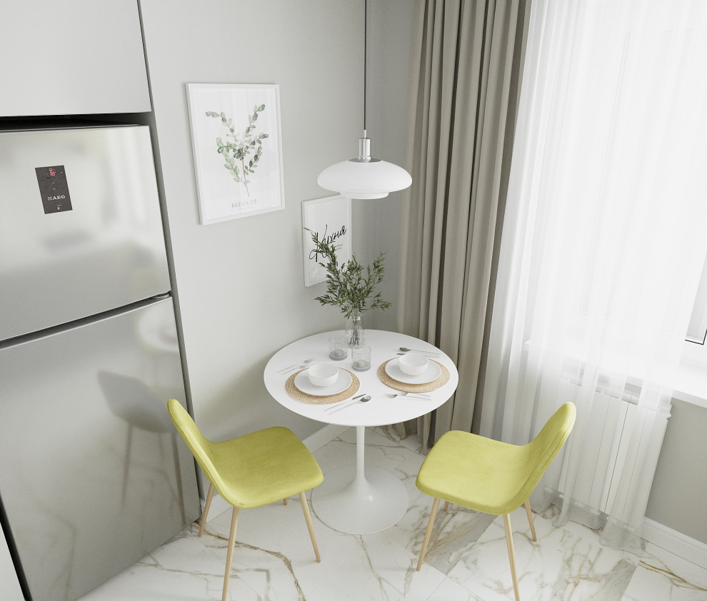 Обложка проекта: Кухня 8м2 + прихожая 10м2