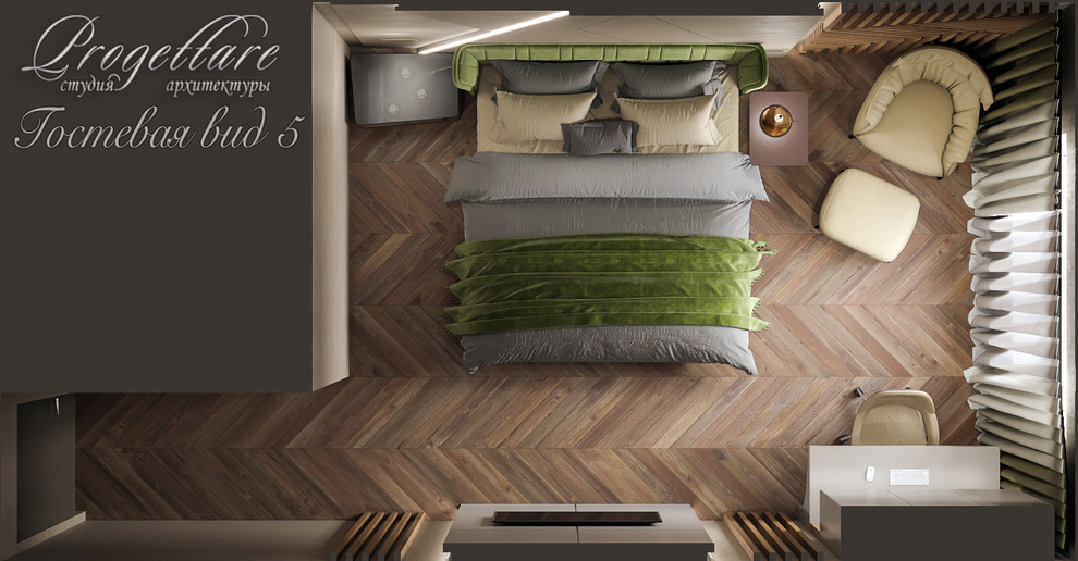 Дизайн квартиры 115 м.кв. в Санкт-Петербурге, в ЖК "Смольный проспект"