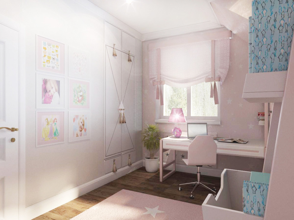 дестские комнаты в мансардных помещениях