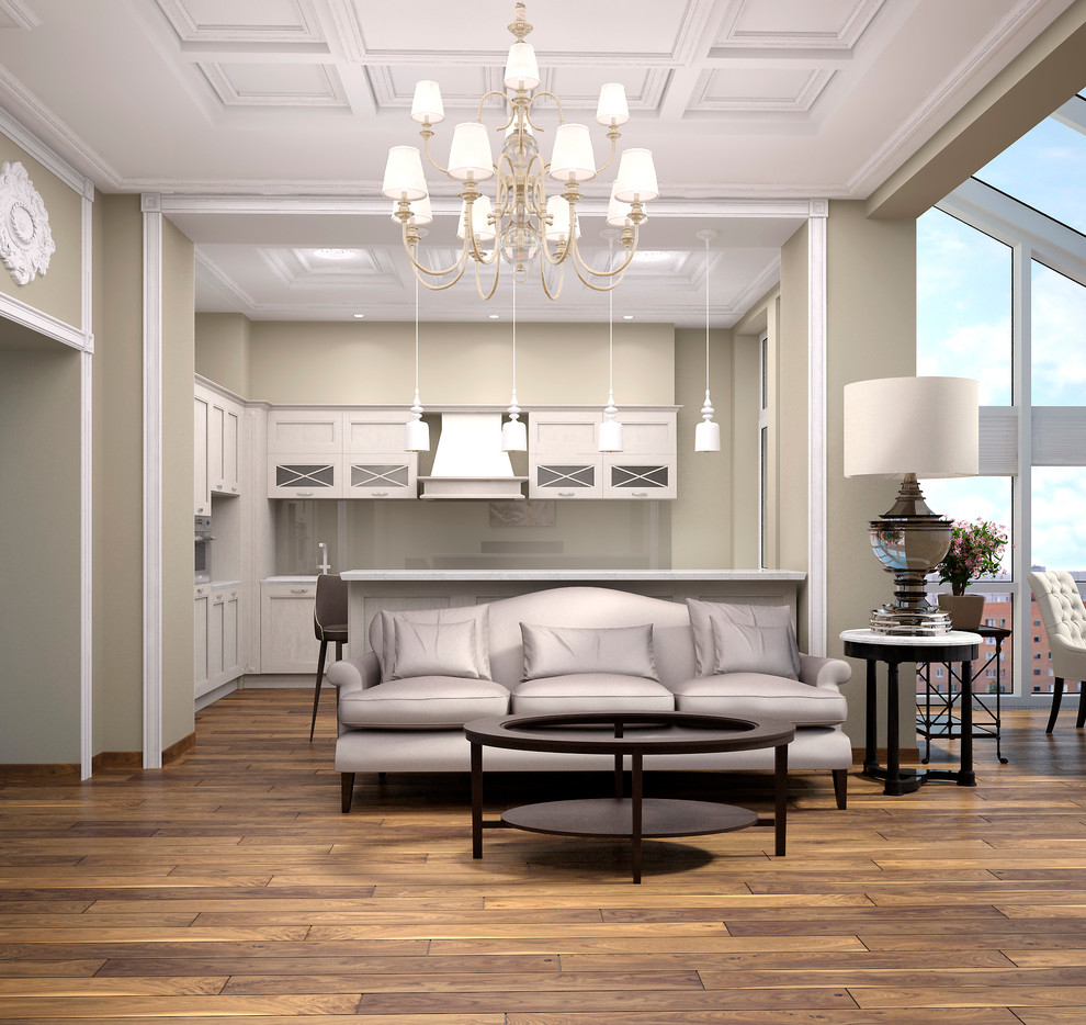 Обложка проекта: Гостиная с зимним садом