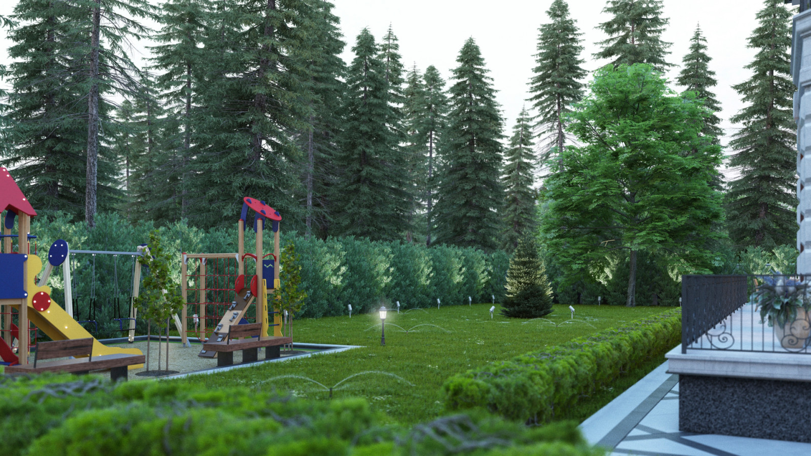 Лесной простор