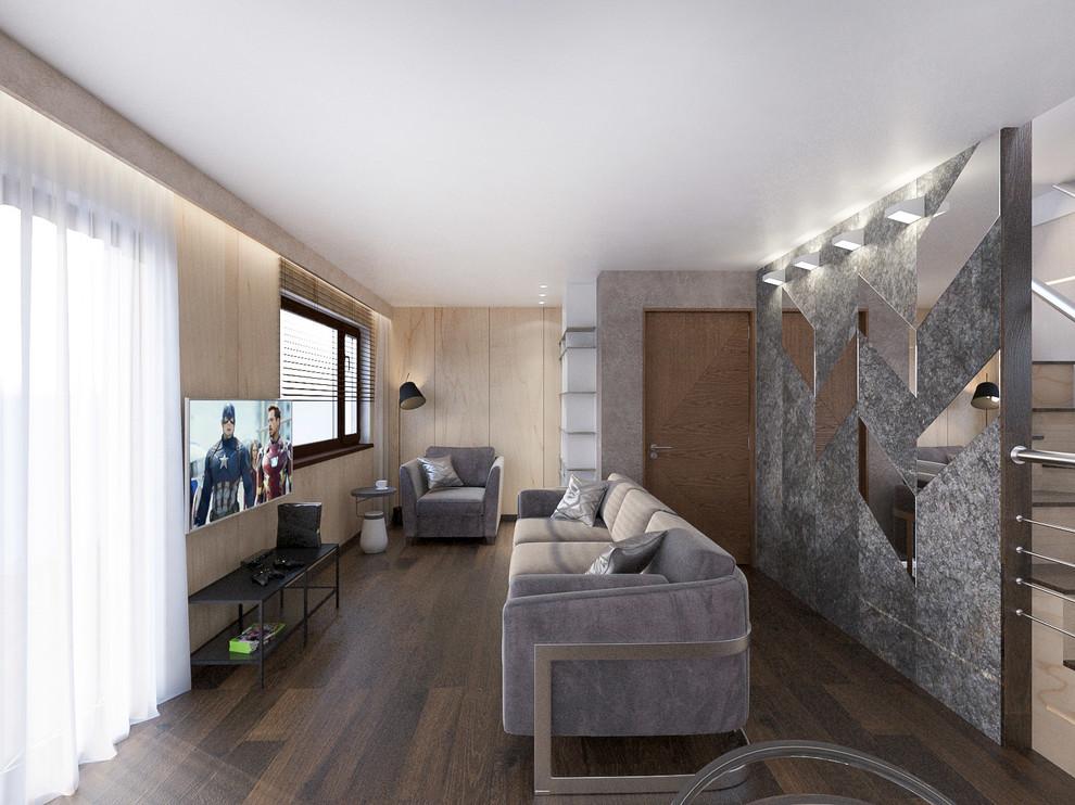 Интерер дома из морских контейнеров