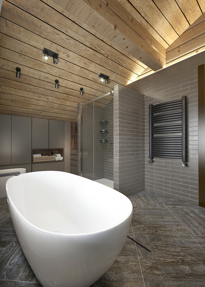 Интерьер дома из бруса