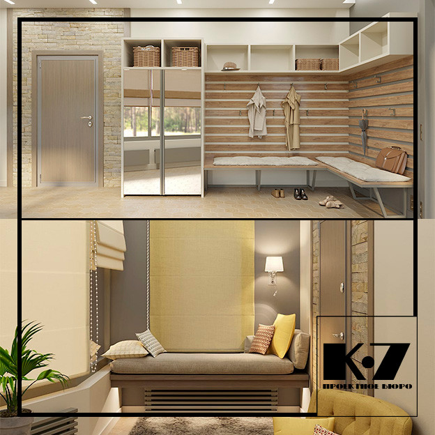 Дизайн входной группы частного дома.