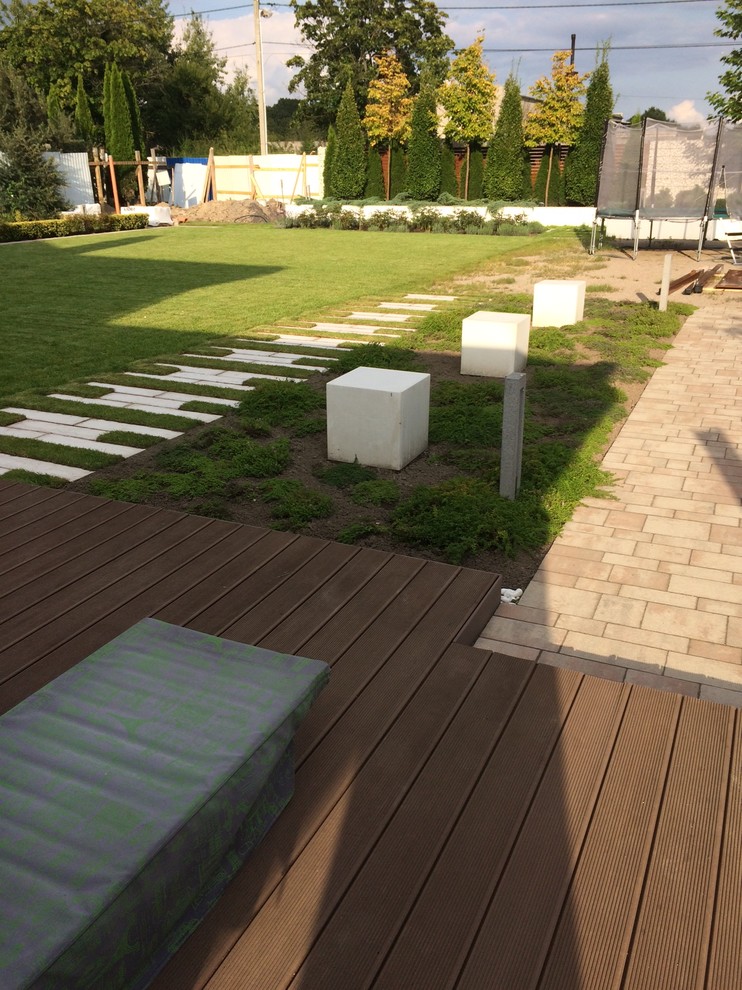 Современный сад для семьи