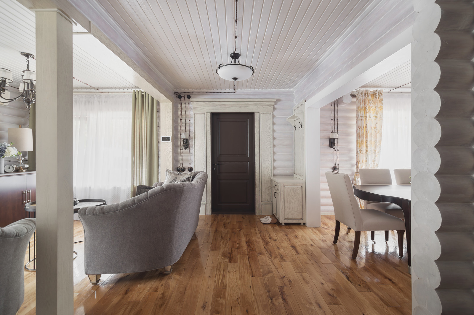 До и после: Бревенчатый дом для зимнего отдыха в Сочи