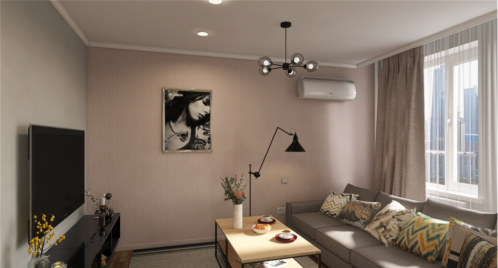 Двухкомнатная просторная квартира