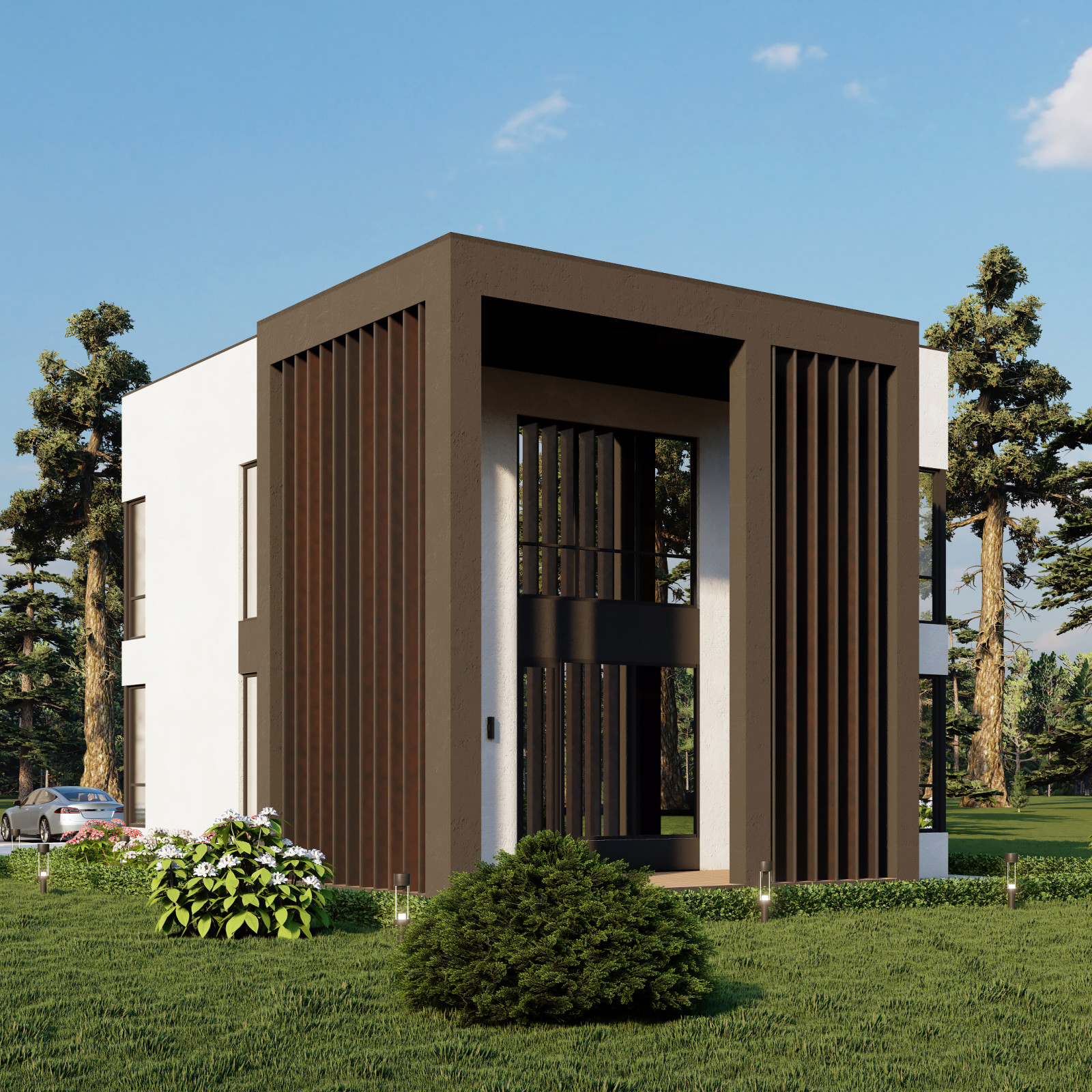 Визуализация загородного дома