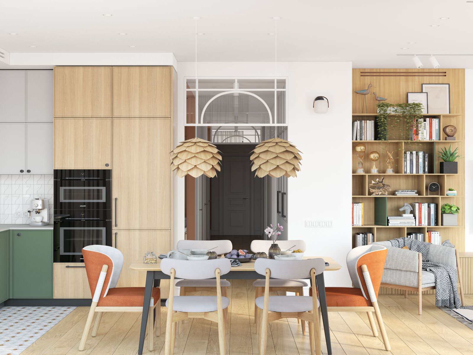 Обложка проекта: Современный интерьер с яркими акцентами в ЖК "ilove",4-комнатная квартира,102м2