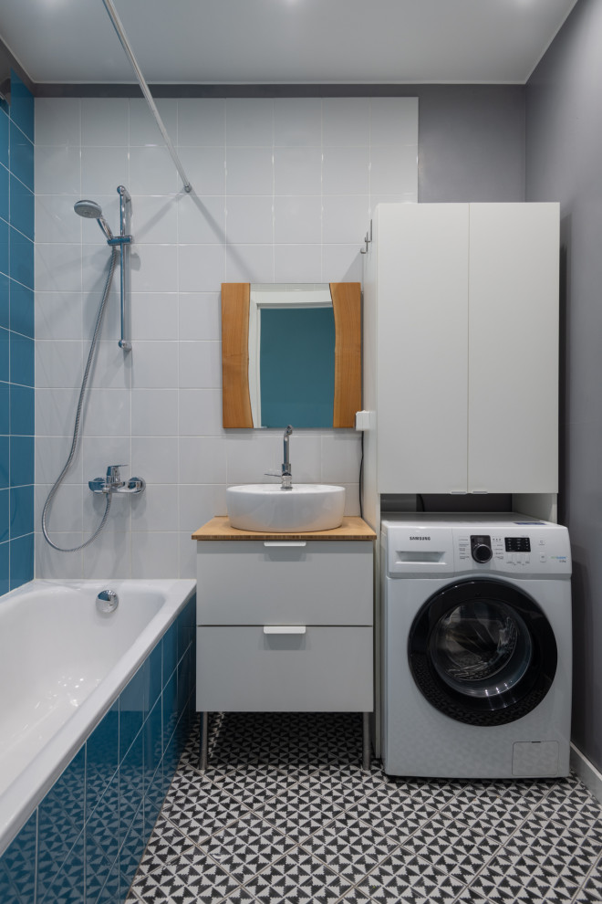 Интерьер квартиры-студии в ЖК Ньютон