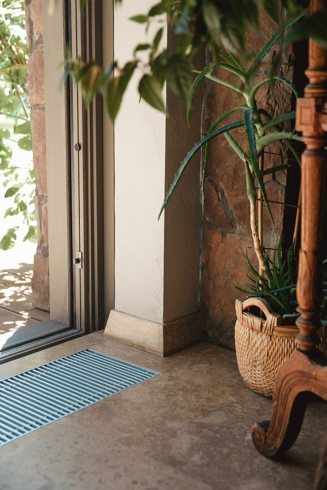 Охта Травертиновая Лестница и Полы