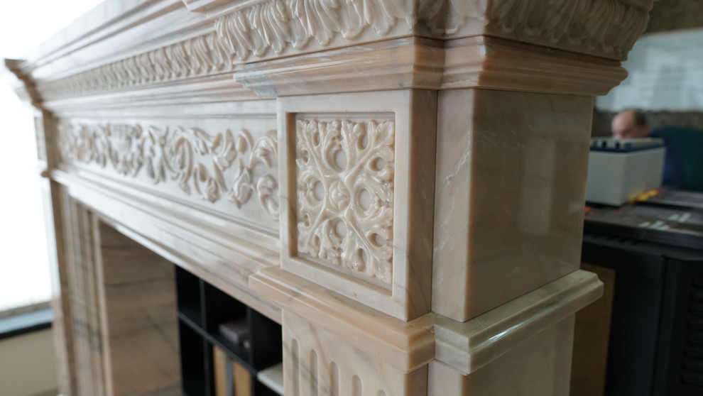 Обложка проекта: Мраморный портал камина - "Престон"