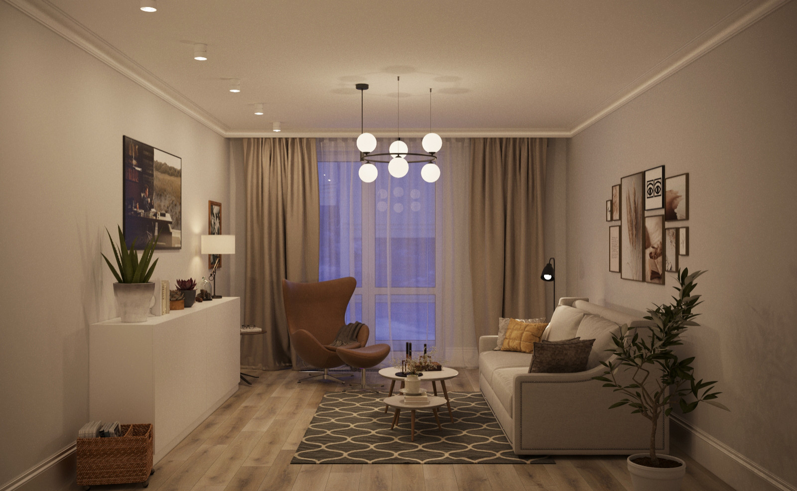 Дизайн гостиной