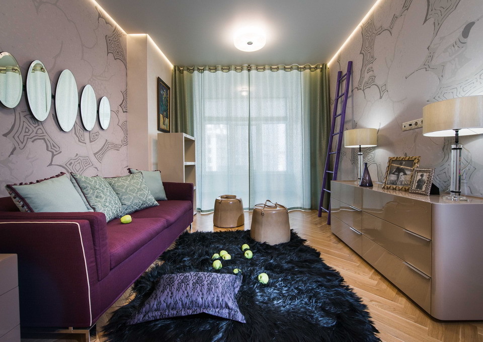 Обложка проекта: Текстильный дизайн уютной квартиры