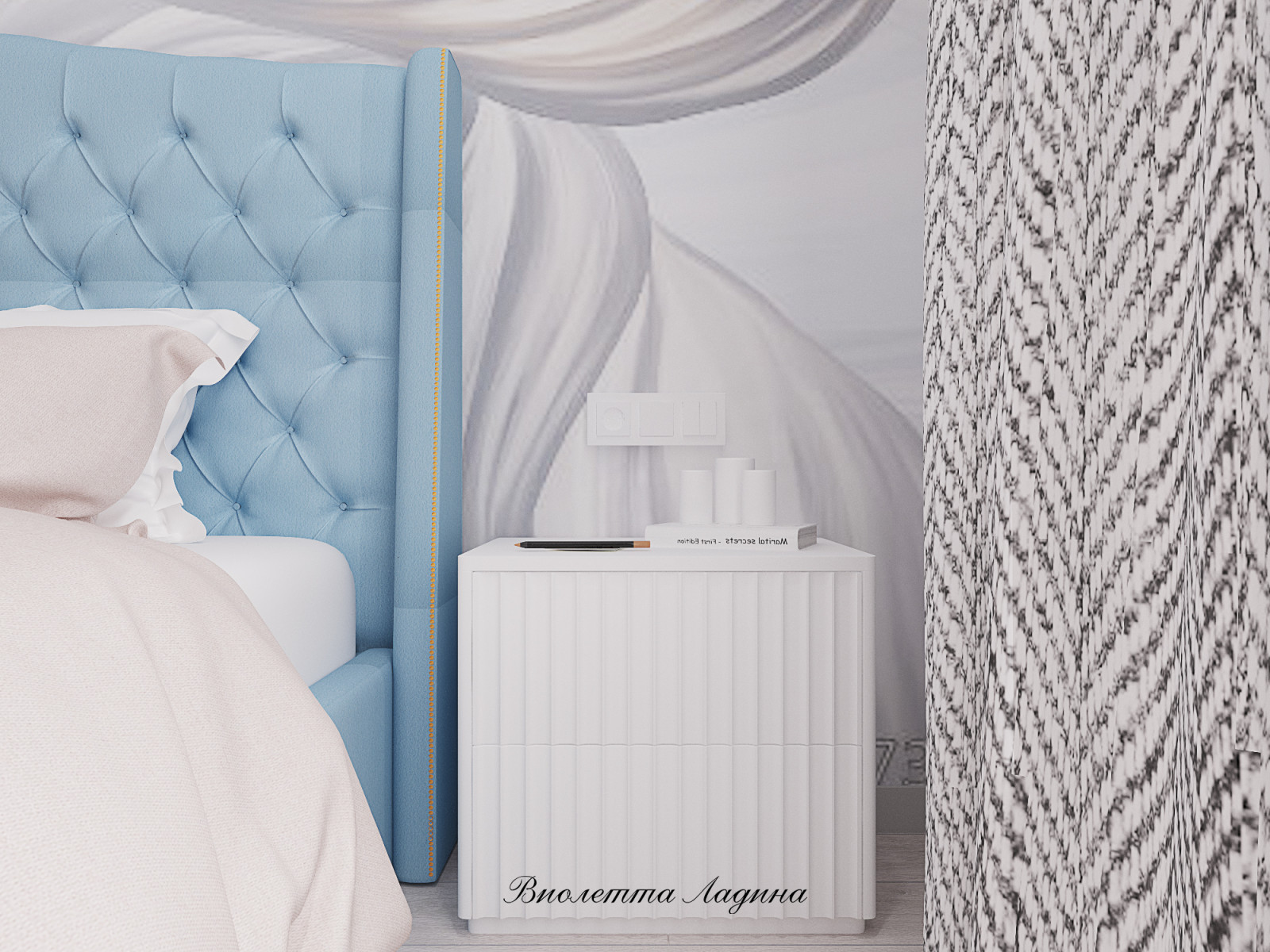 Квартира  в светлых тонах.. Двушка.